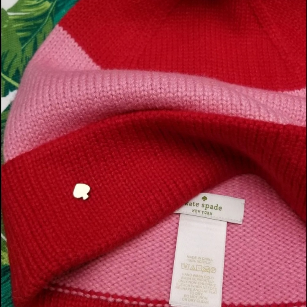 Kate Spade Color Block Beanie - Picture 6 of 8